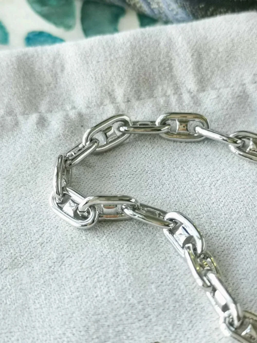 Kendra Scott Bailey Silver Chain Bracelet NEW